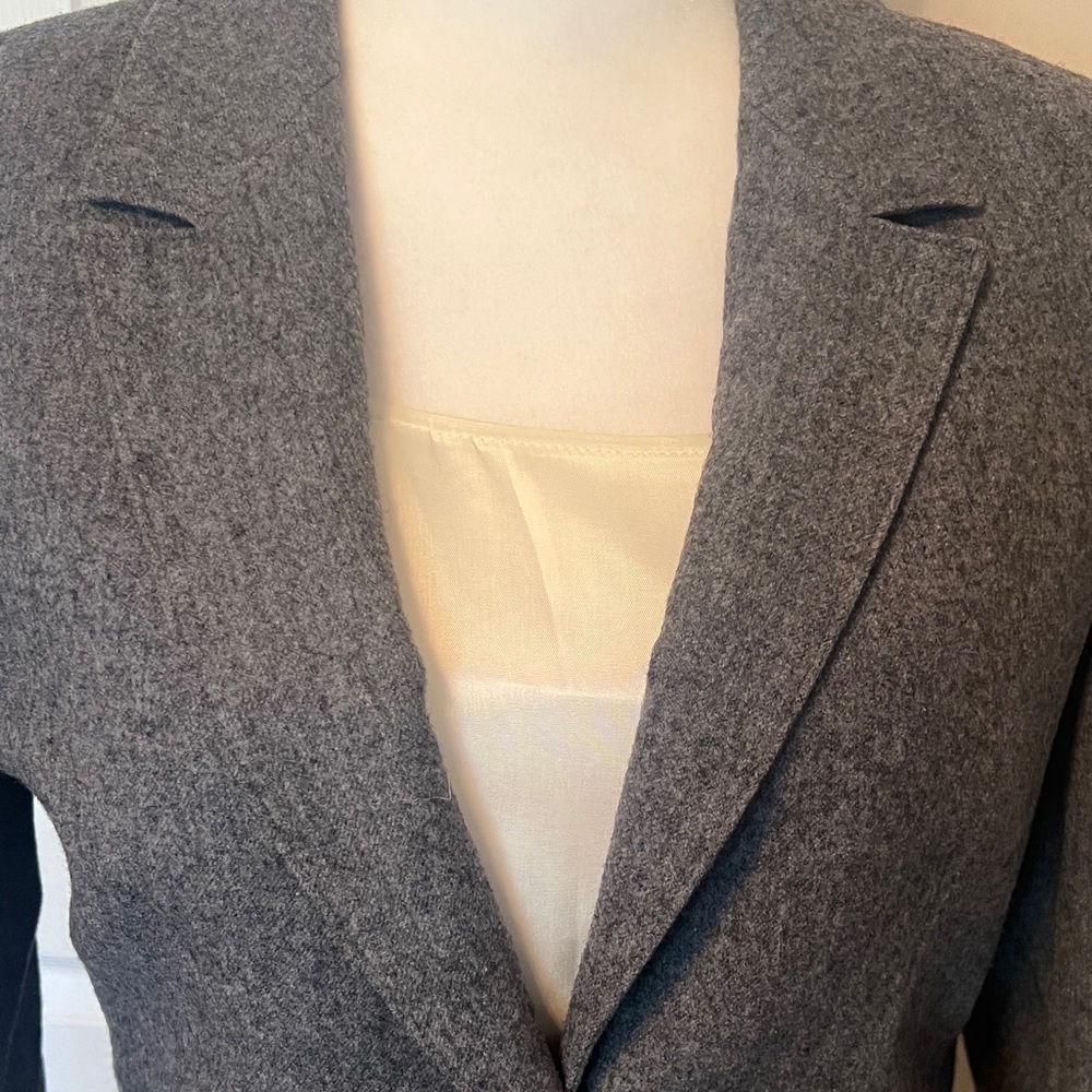 Pendleton Gray Wool Blazer Jacket Small - image 2